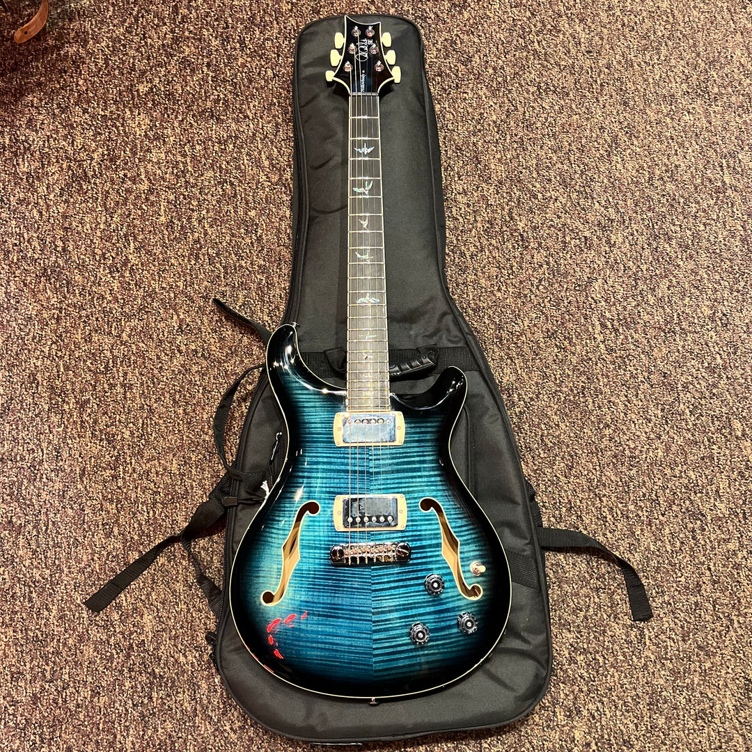 SE Hollowbody II Piezo Peacock Blue w/ Bag – Shop Guitar Villa