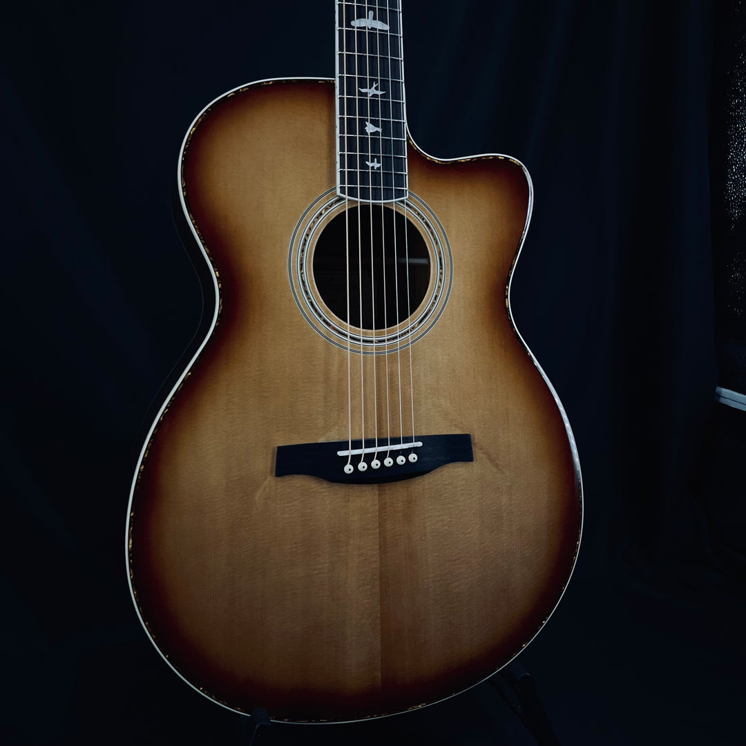 prs se a40e tobacco burst Paul Reed Smith Sunburst which allows the top to freely vibrate PRS SE A40E Tobacco Sunburst