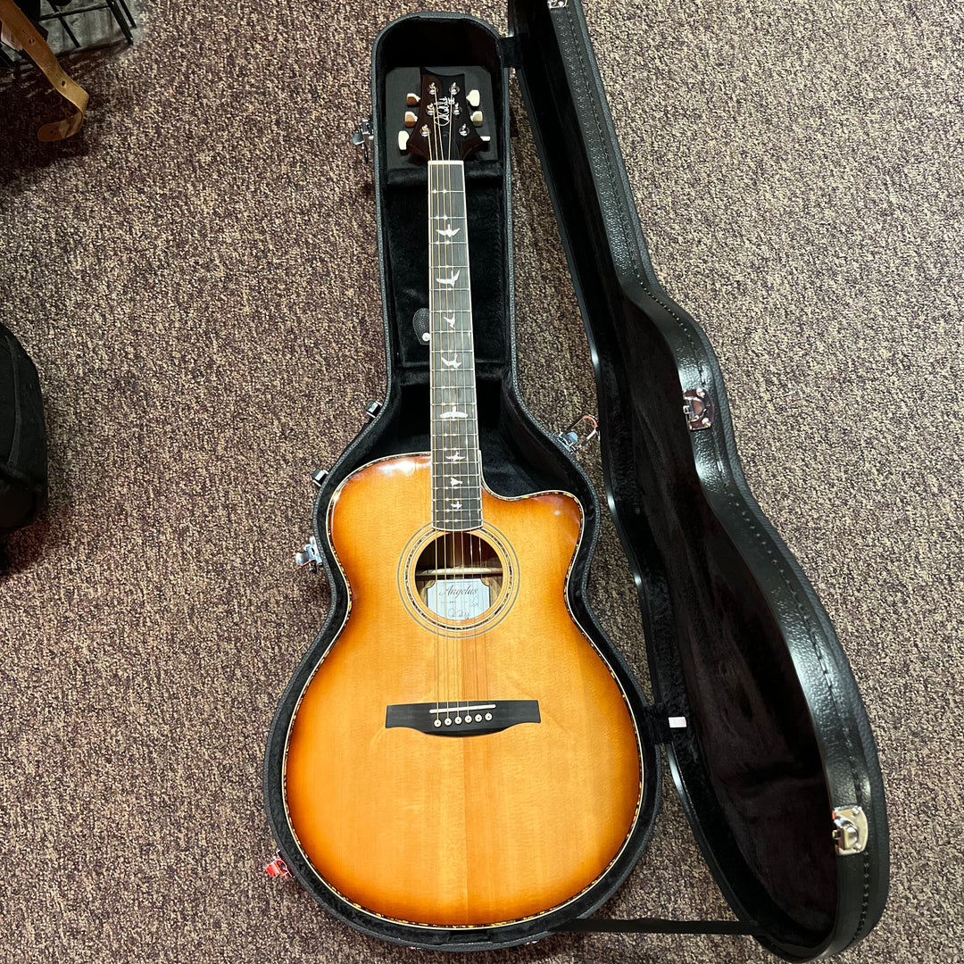 prs se a40e tobacco burst A40 Angelus Acoustic-Electric Guitar quality hardshell case. Angelus SE A40E Tobacco Sunburst