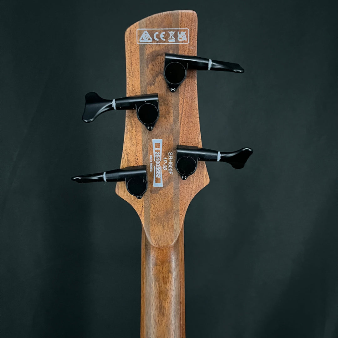 SRH500F Fretless Semi Hollow Bass Natural Browned Burst – Shop