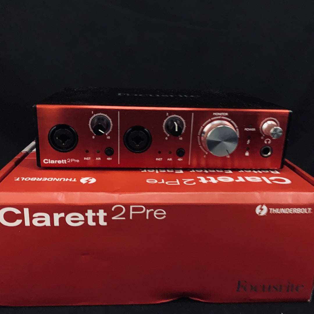 DTM・DAW focusrite clarett 2pre Thunderbolt Focusrite Clarett 2Pre 10x4 Thunderbolt Audio Interface Reviews